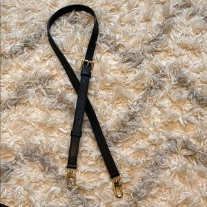 Louis Vuitton black crossbody strap